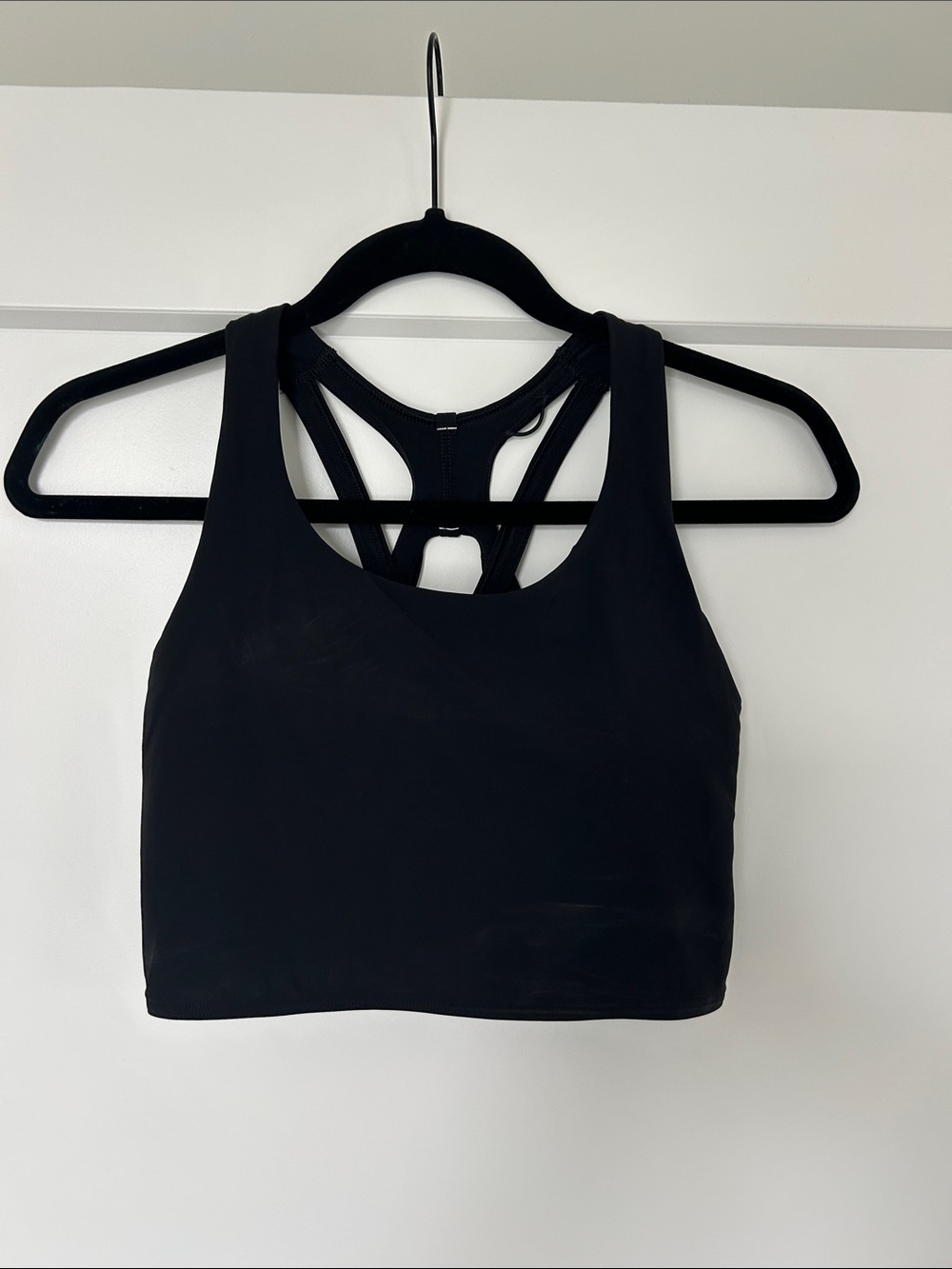 lululemon athletica Black Strappy Racerback Sports Bra